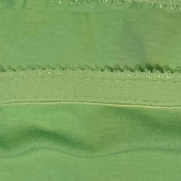 SO Camisole Tank Top Lime Green Sleeveless Spaghetti Strap Shelf Bra M - Picture 3 of 8